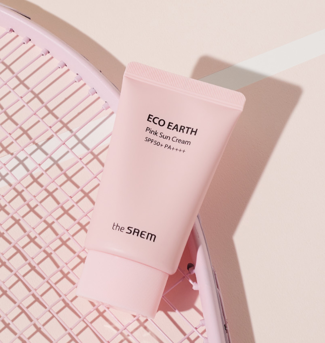 [The saem] Eco Earth Pink Sun Cream 50g